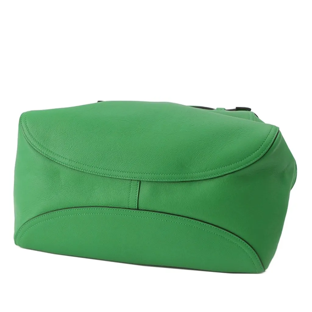 Hermès Evercolor Sac Oxer Top Handle Bag Green Leather Very good - Box View