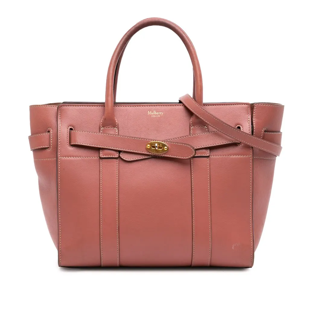 Mulberry صغيرة Smooth جلد العجل Zipped Bayswater حقيبة ساتشيل