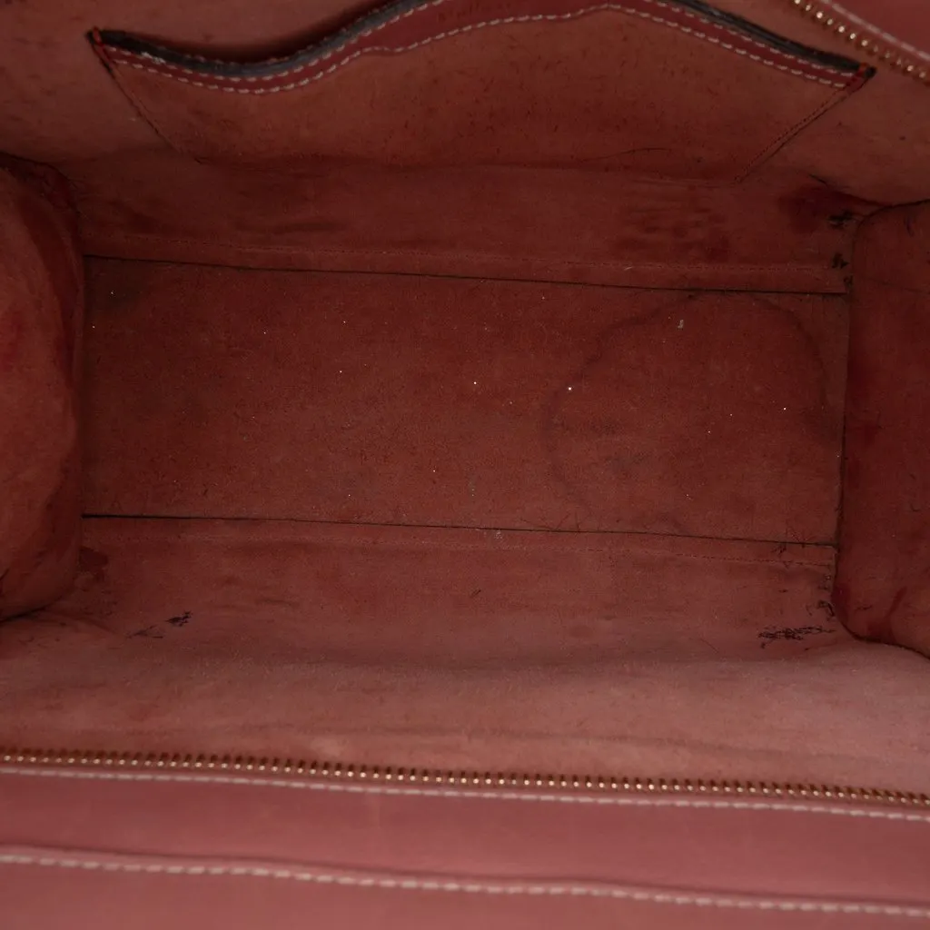 Mulberry Small Smooth Calfskin Zipped Bayswater Satchel Red Leather Good - Model View
