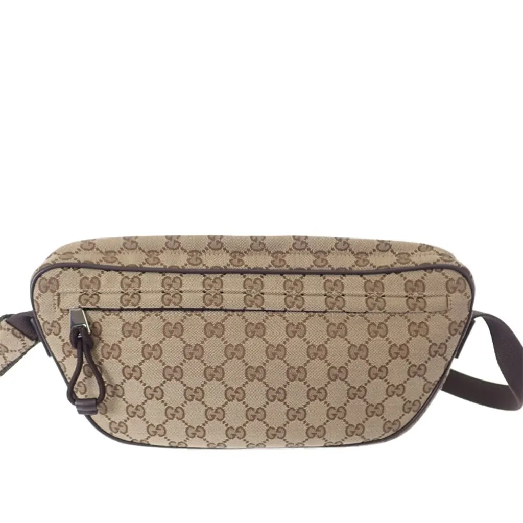 Gucci Small GG Canvas Web Crossbody Beige Very good - Inside View