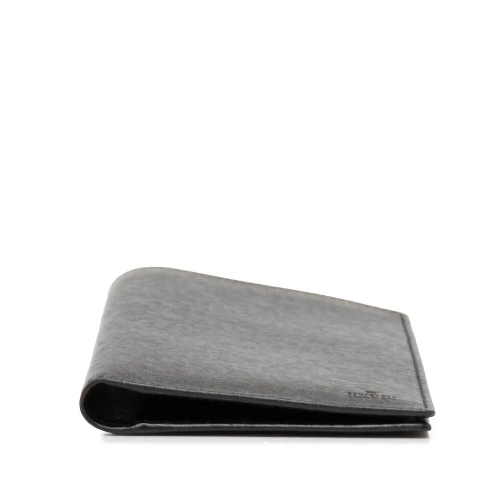 Gucci Calfskin Bifold Long Wallet Black Leather Very good - Inside View