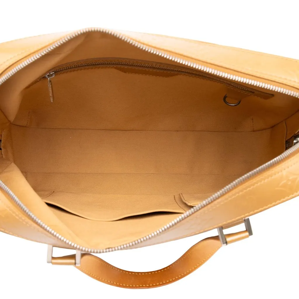 Louis Vuitton Monogram Mat Malden Brown Leather Good - Model View