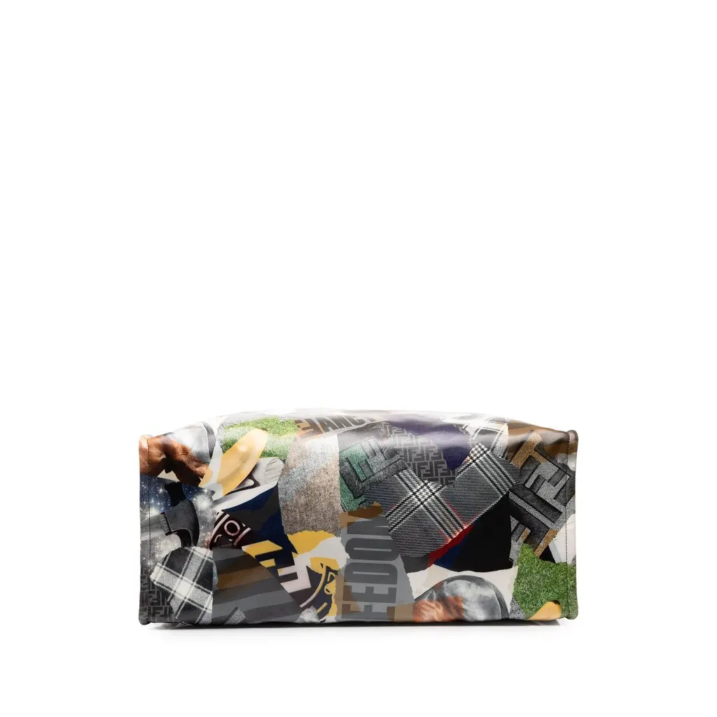 Fendi Hey Reilly Zucca FF 1974 Coated Canvas Tote MultiColor Canvas Very good - Inside View