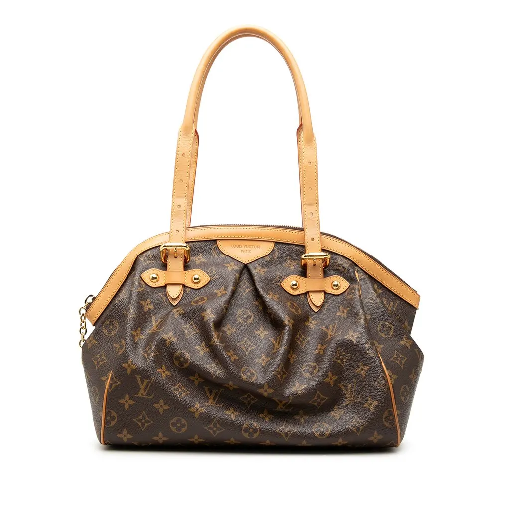 Louis Vuitton Monogram Tivoli GM Brown Canvas Good - Front View