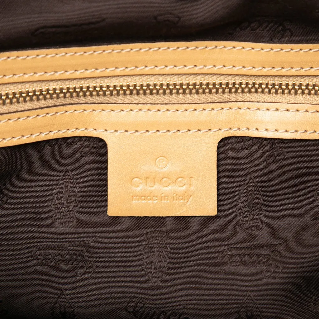 Gucci GG Canvas Web Tassel Tote Beige Very good - Box View