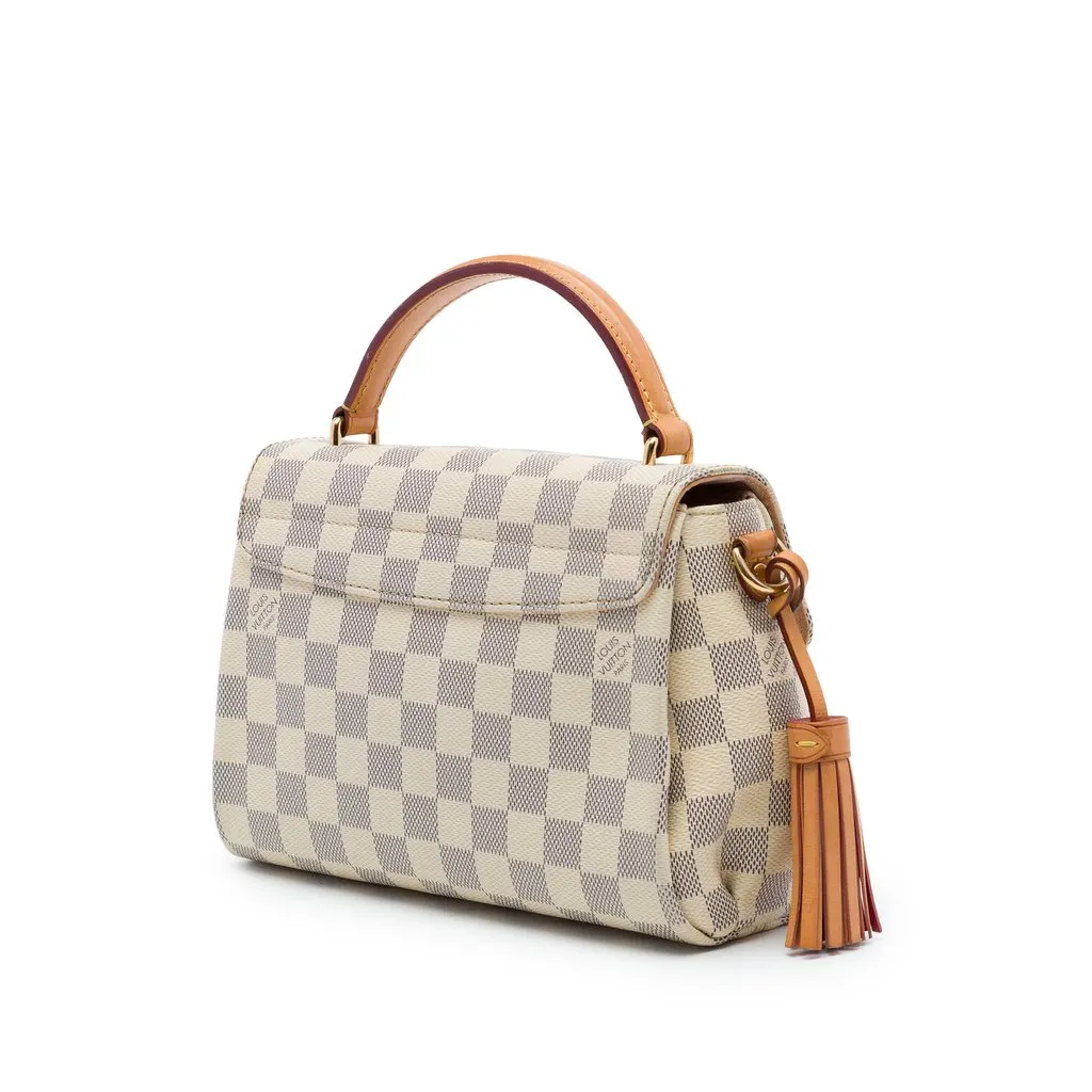 Louis Vuitton Damier Azur Croisette White Very good - Back View
