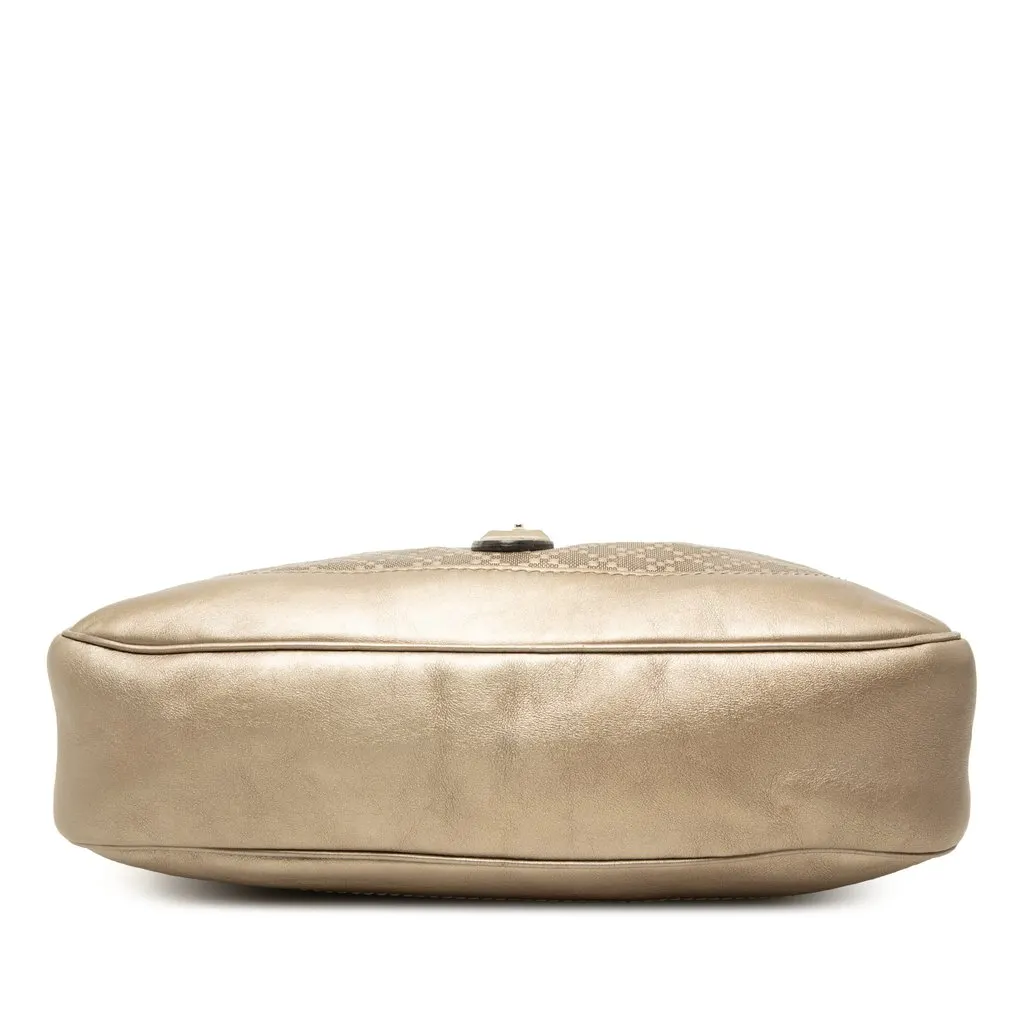 Gucci Diamante Calfskin Jackie O Bouvier Crossbody Gold Leather Very good - Inside View
