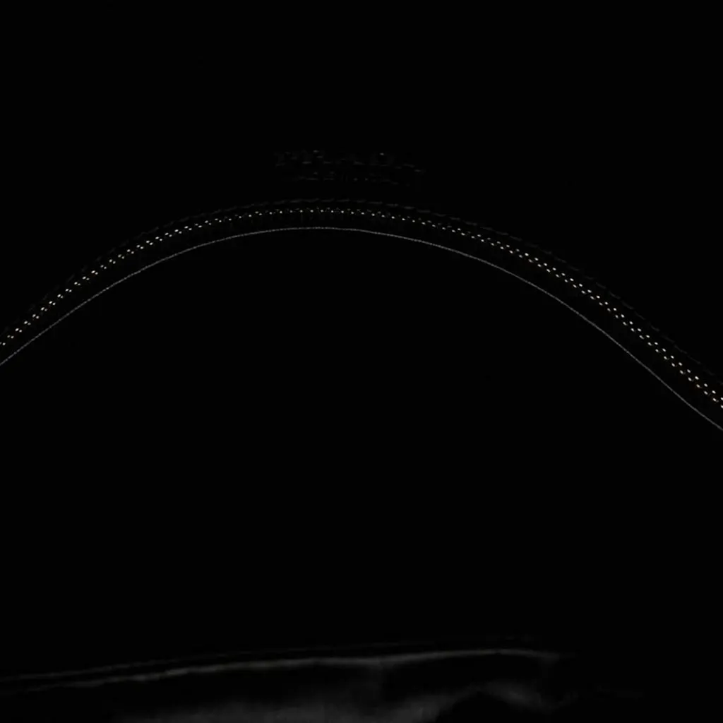 Prada Calfskin Etude Softy Shoulder Bag Black Leather Very good - Box View