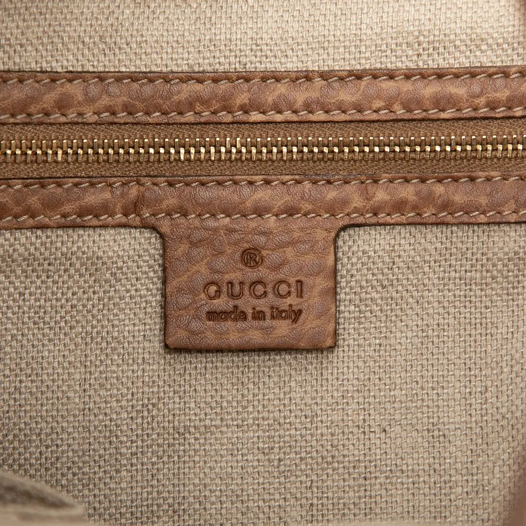 Gucci Leather Charlotte Crossbody Brown Leather Good - Box View