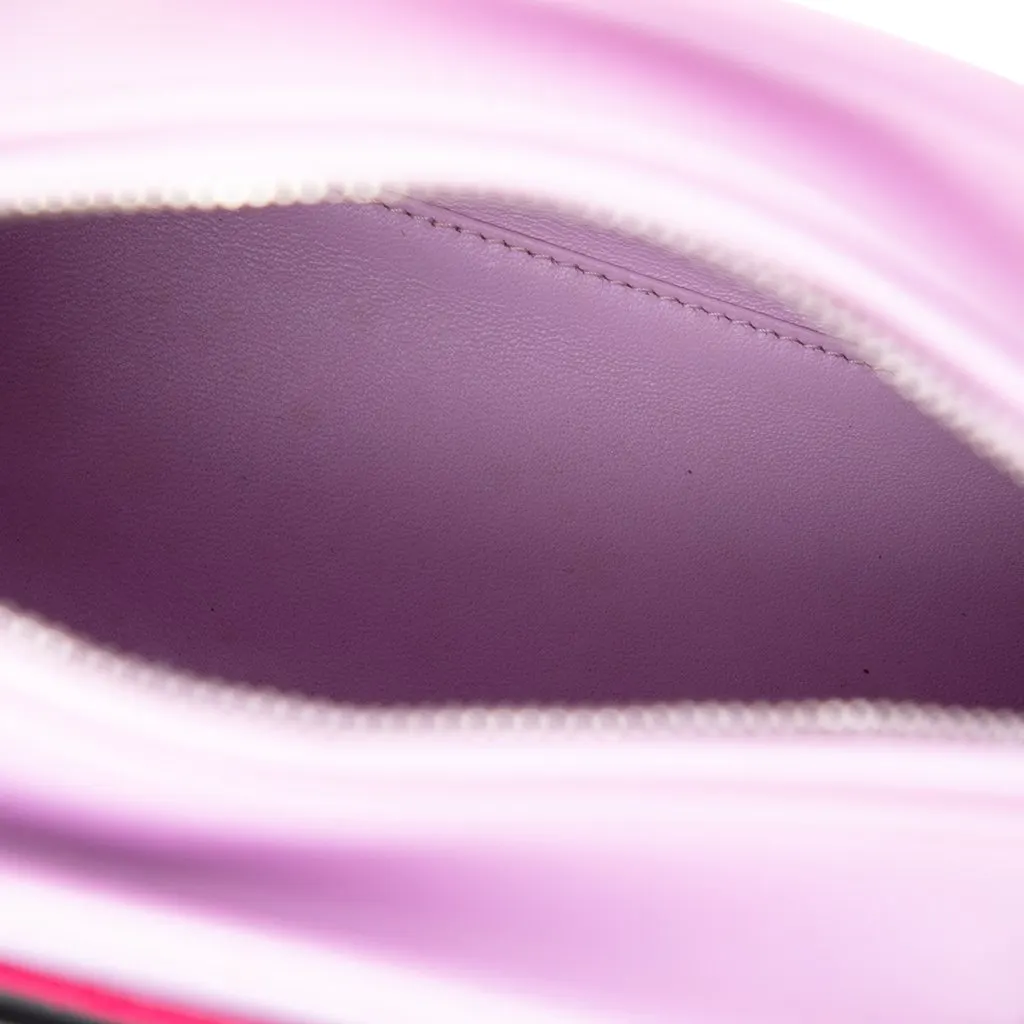 Dior Medium Calfskin Pockets Lady Dior Purple Leather Very good - Model View