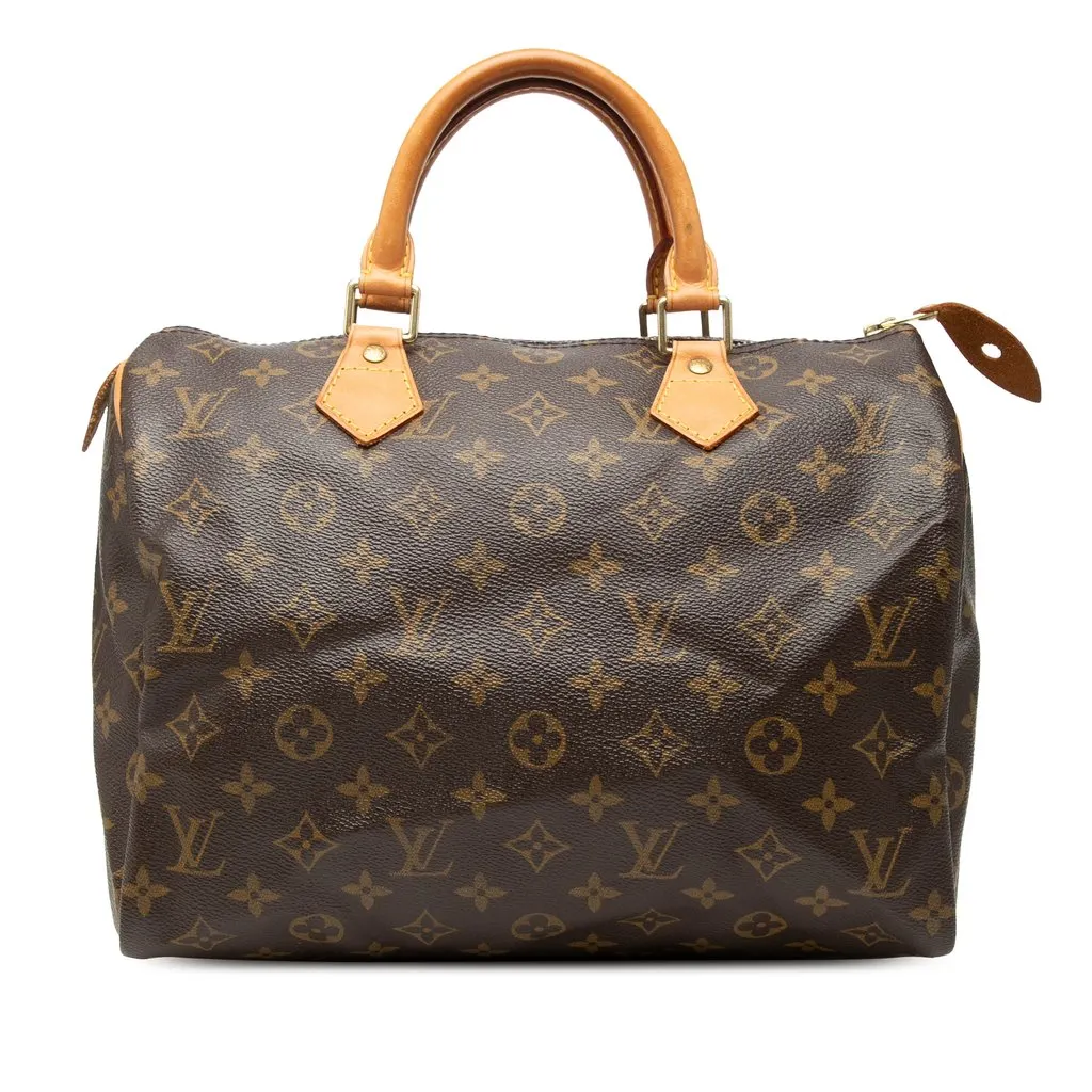 Louis Vuitton Monogram Speedy 30 Brown Very good - Front View