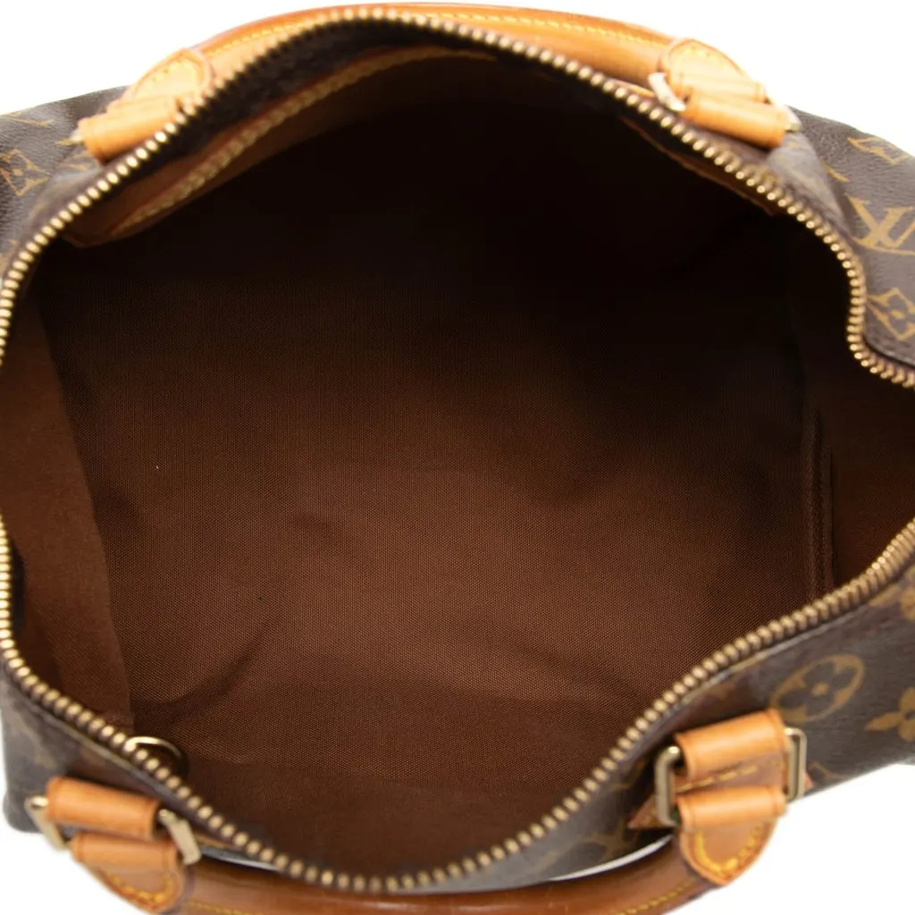 Louis Vuitton Monogram Speedy 30 Brown Very good - Model View