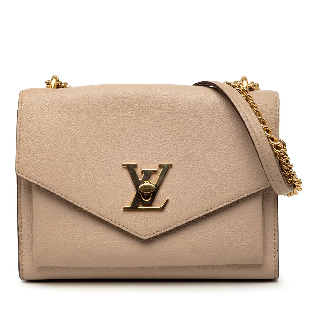 Louis Vuitton MyLockMe BB Pink Leather Very good - Front View