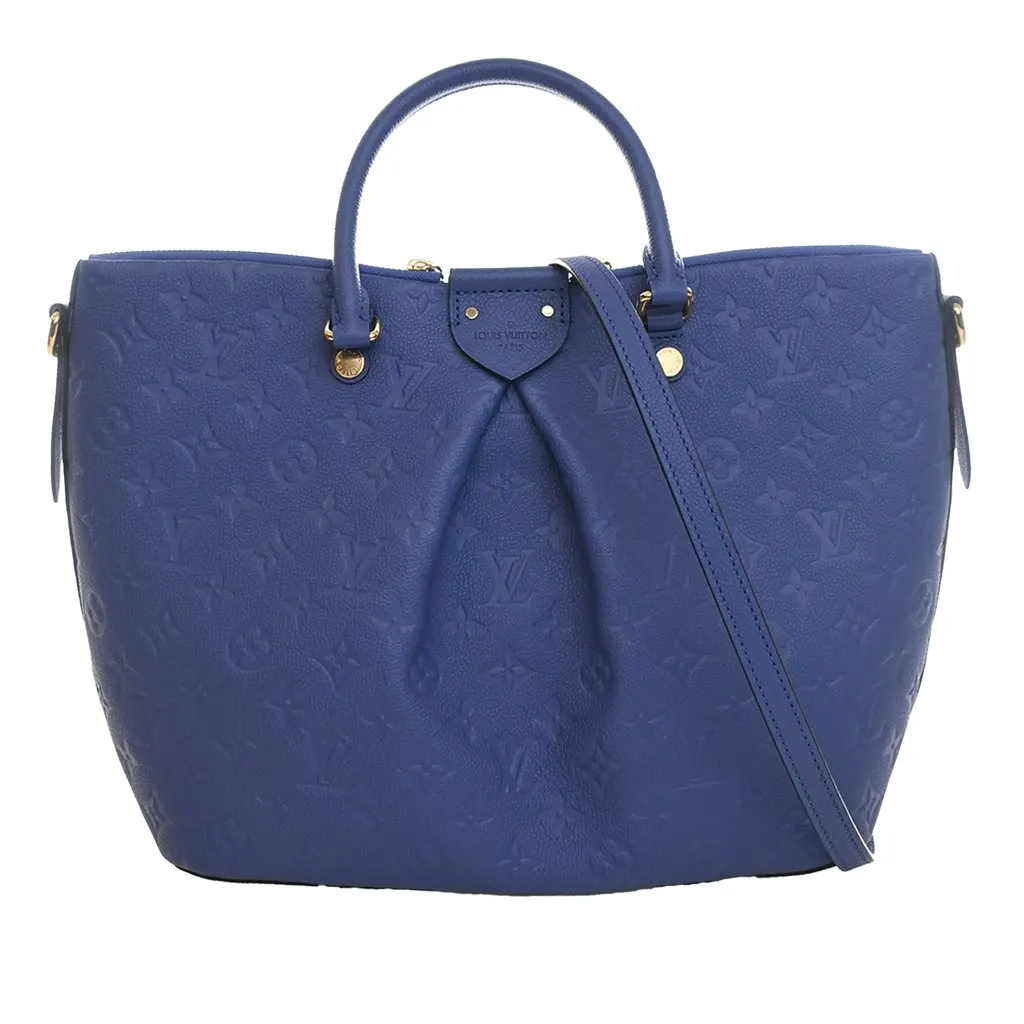Louis Vuitton Monogram Empreinte Mazarine MM Blue Leather Very good - Front View