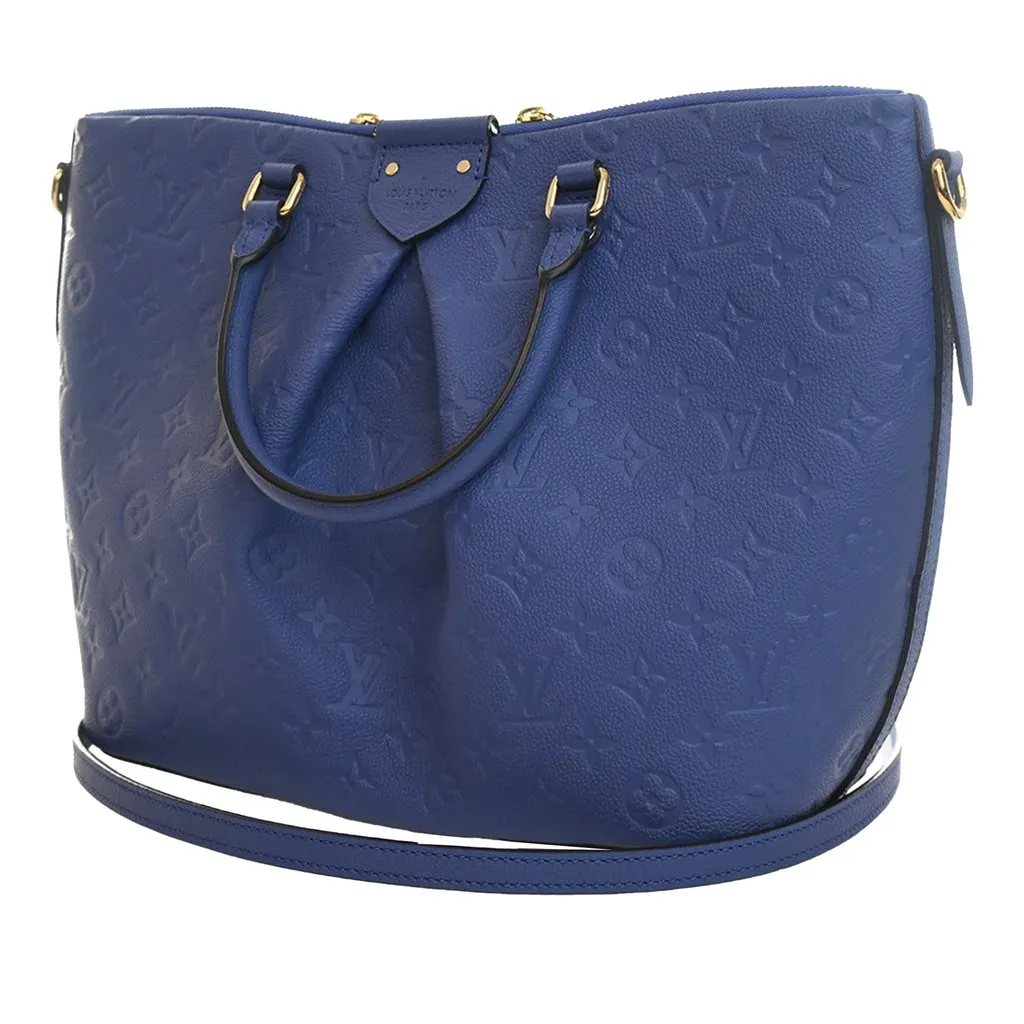 Louis Vuitton Monogram Empreinte Mazarine MM Blue Leather Very good - Inside View