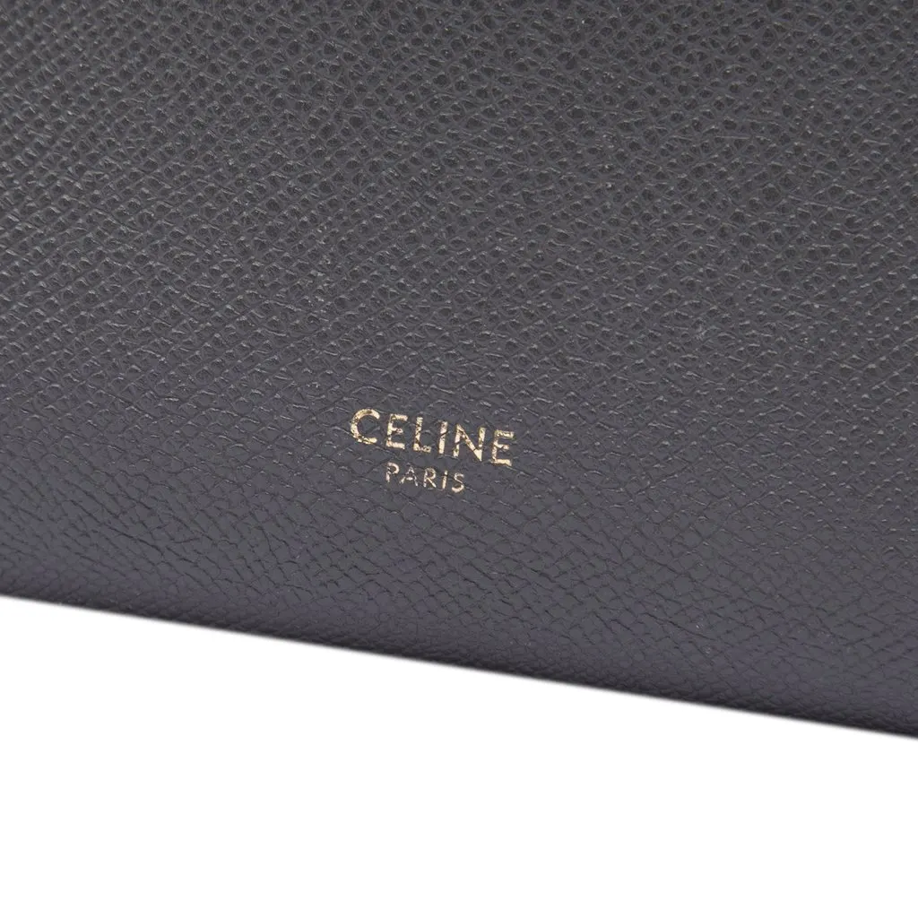 Celine Nano Grained Calfskin Belt Bag Grey Leather Good - Box View