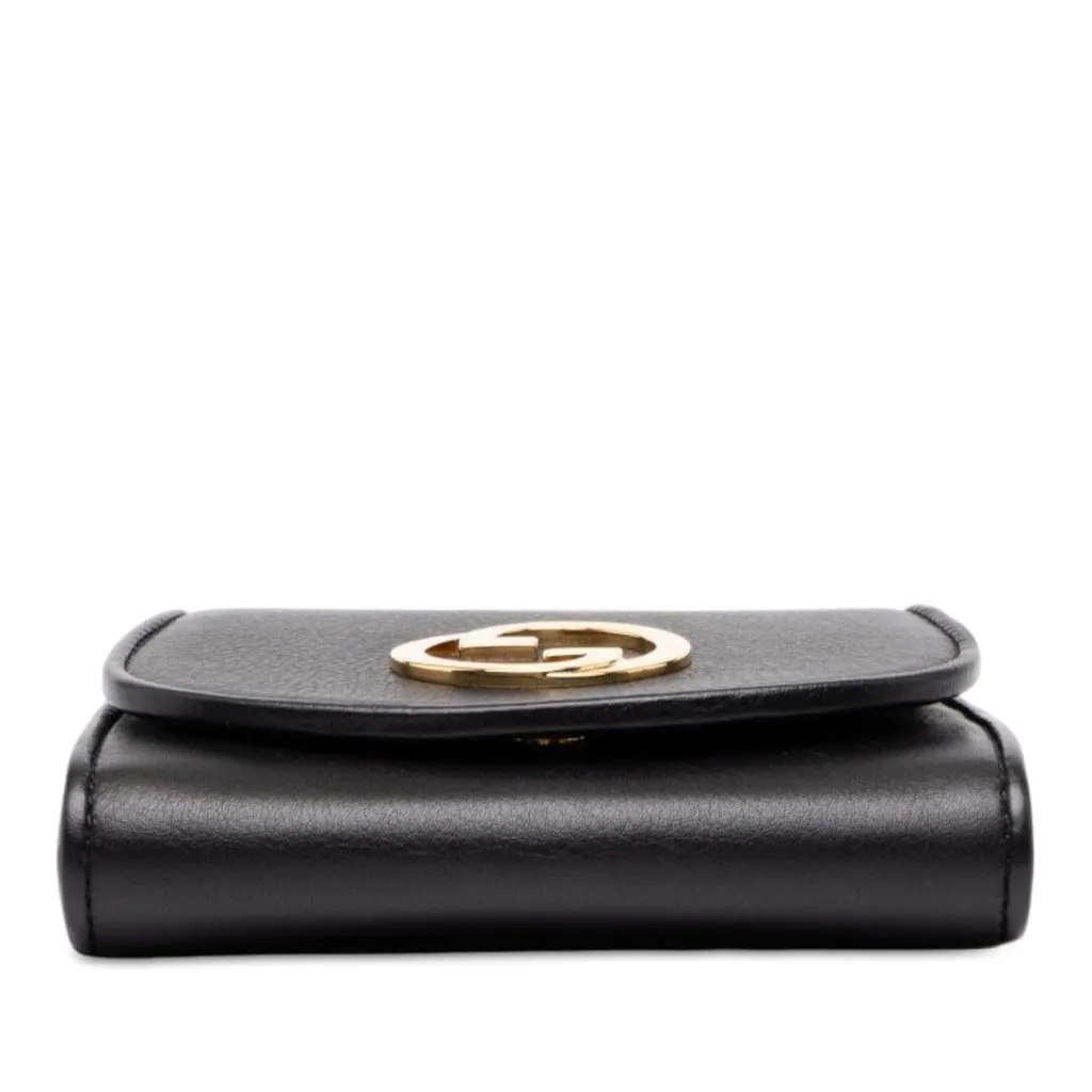 Gucci Medium Calfskin Blondie Wallet on Chain Black Leather Very good - Inside View