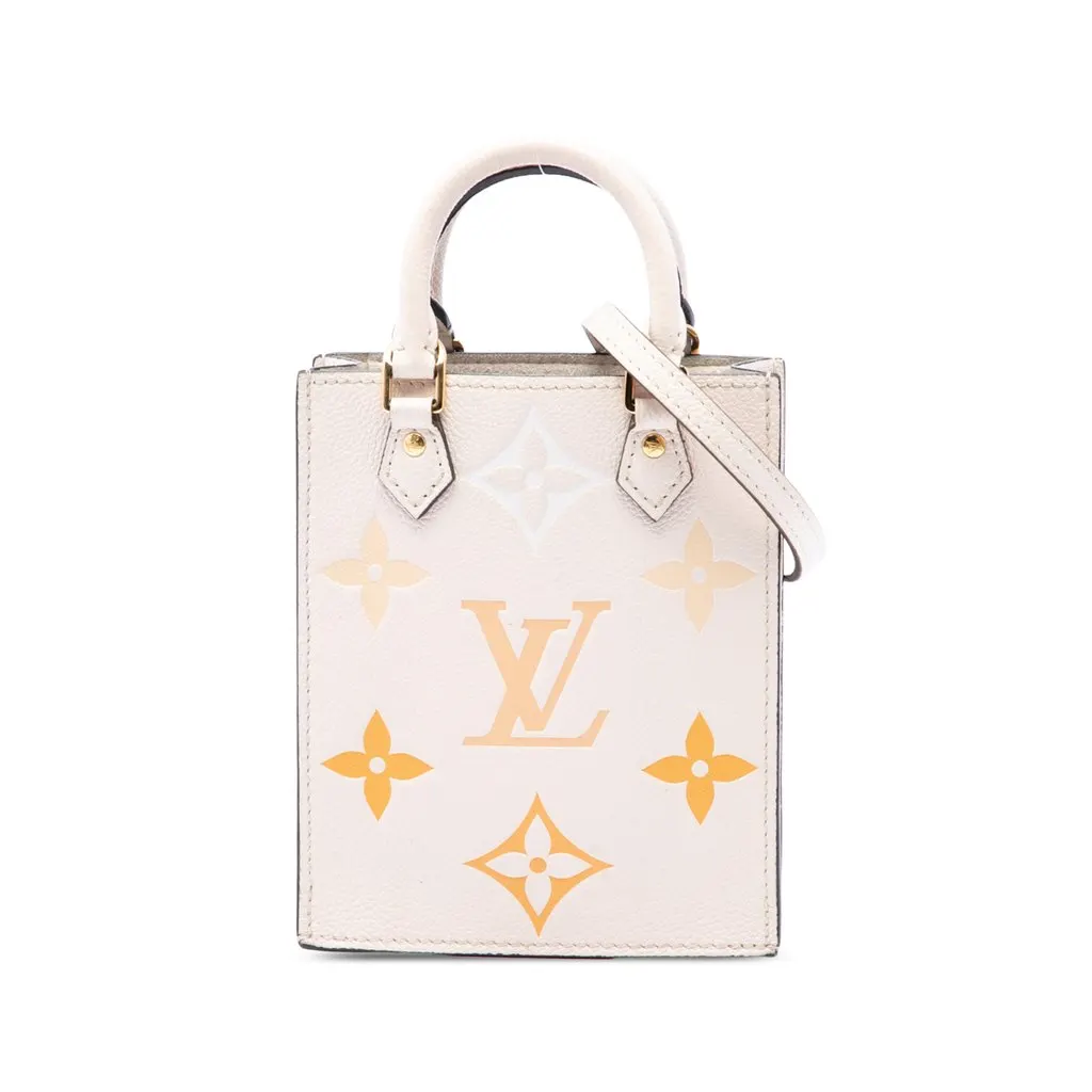 Louis Vuitton Monogram Empriente By The Pool Petit Sac Plat White Leather Good - Front View