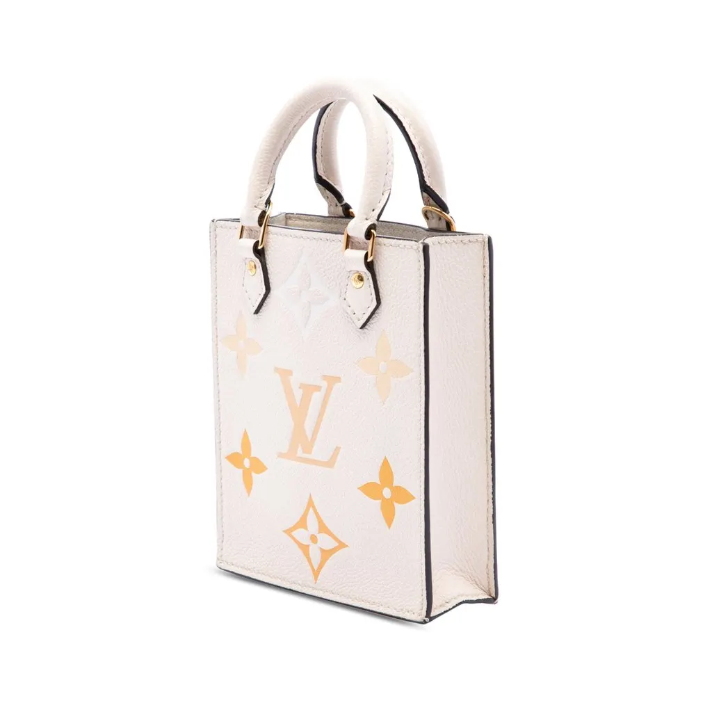 Louis Vuitton Monogram Empriente By The Pool Petit Sac Plat White Leather Good - Back View
