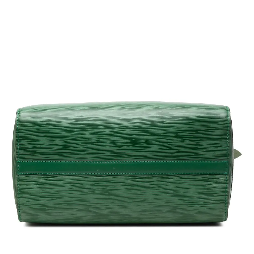 Louis Vuitton Epi Speedy 35 Green Leather Very good - Inside View