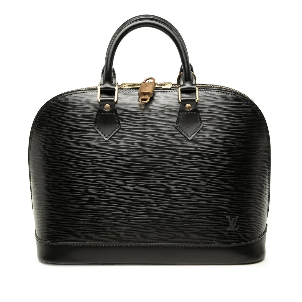 Louis Vuitton Epi Alma PM Black Leather Very good - Front View