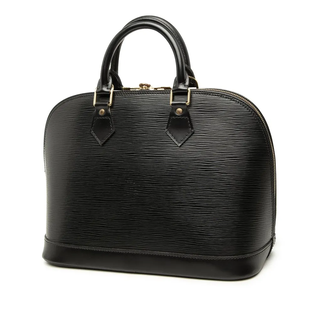 Louis Vuitton Epi Alma PM Black Leather Very good - Back View
