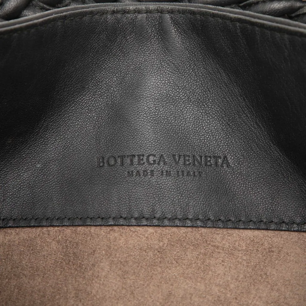 Bottega Veneta Nappa Intrecciato Julie Tote Black Leather Very good - Box View