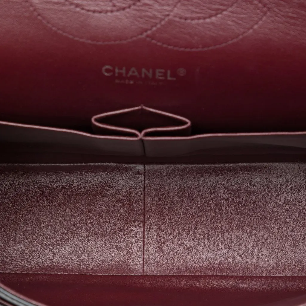 Chanel Jumbo Classic Caviar Double Flap Black Leather Good - Model View