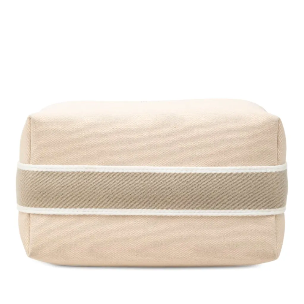 Hermès Small Toile Bride A Brac Case Beige Very good - Inside View