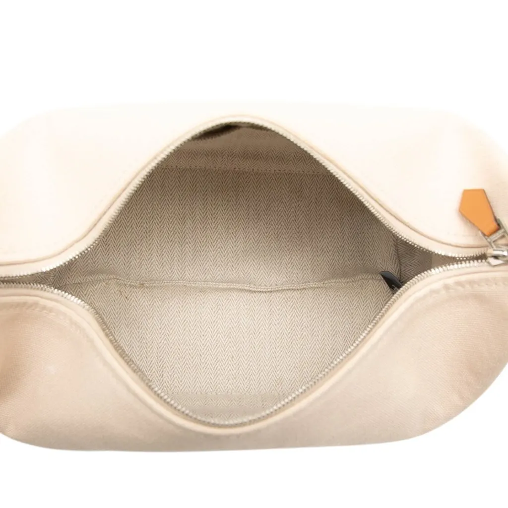 Hermès Small Toile Bride A Brac Case Beige Very good - Model View