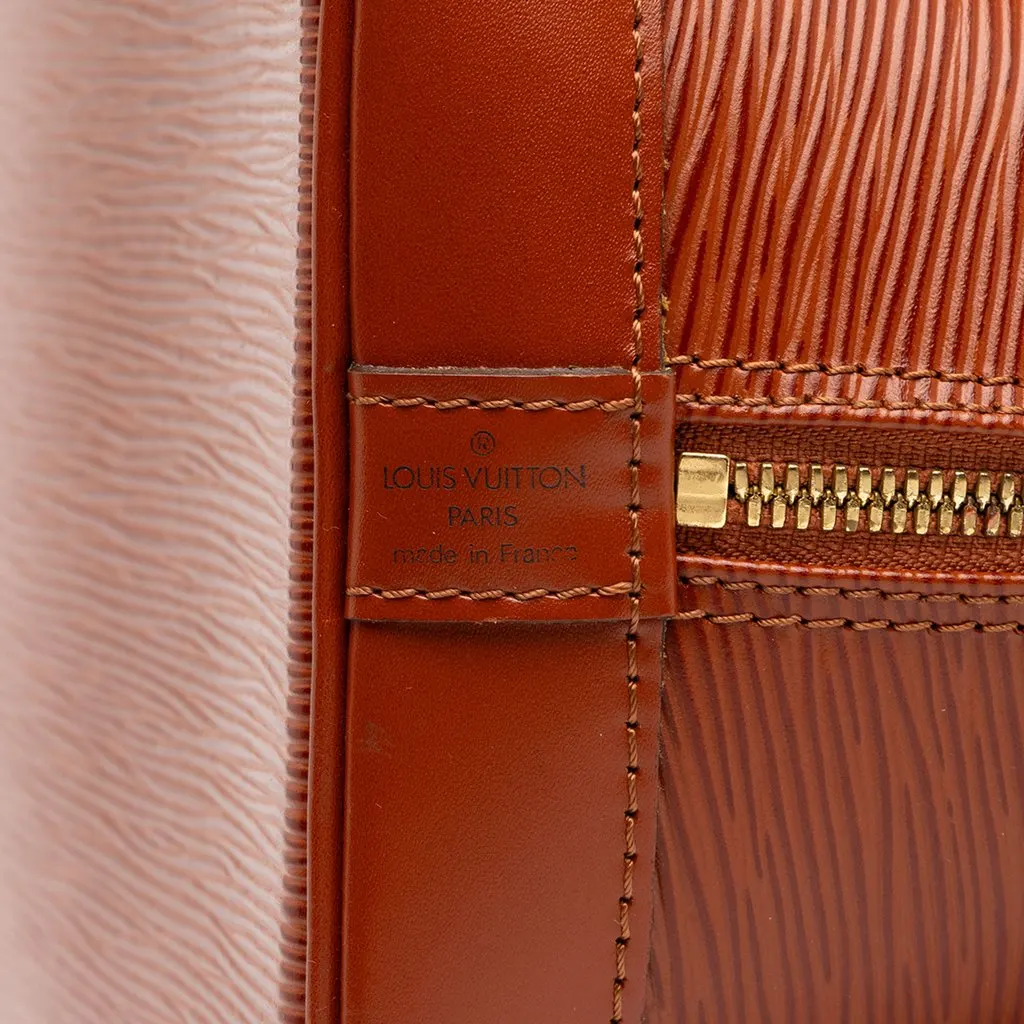 Louis Vuitton Epi Alma PM Brown Leather Very good - Box View