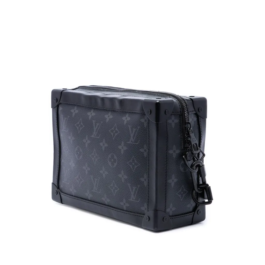 Louis Vuitton Monogram Eclipse Soft Trunk Black Very good - Back View