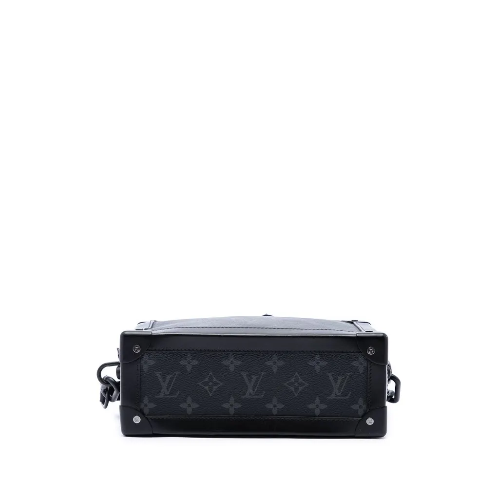 Louis Vuitton Monogram Eclipse Soft Trunk Black Very good - Inside View