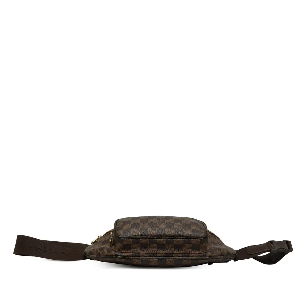 Louis Vuitton Damier Ebene Melville Bum Bag Brown Canvas Very good - Inside View