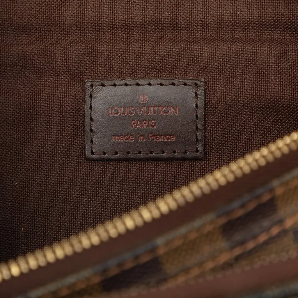 Louis Vuitton Damier Ebene Melville Bum Bag Brown Canvas Very good - Box View