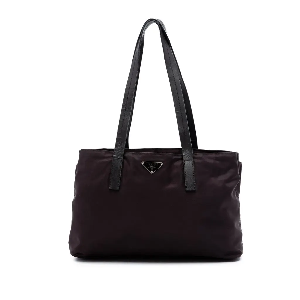 Prada Tessuto Tote Purple Very good - Front View