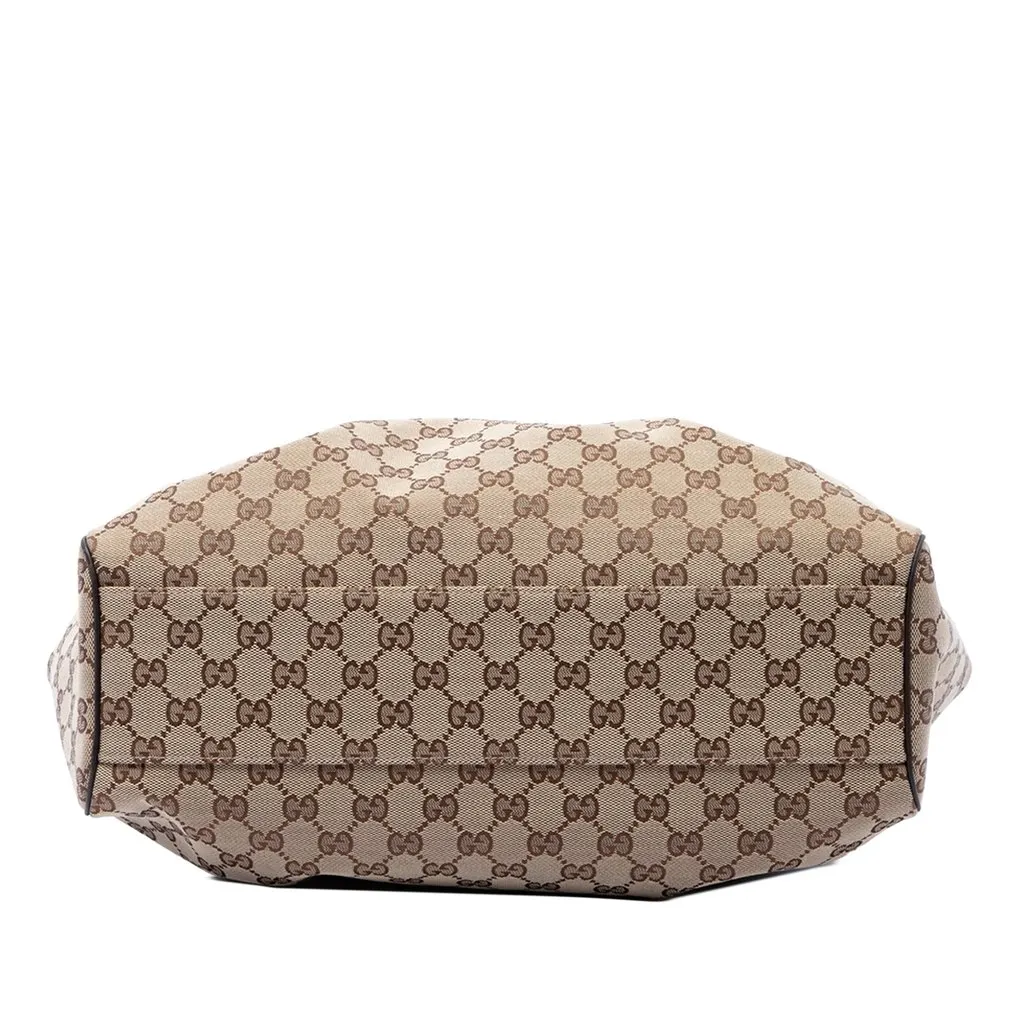 Gucci GG Canvas Tote Beige Very good - Inside View