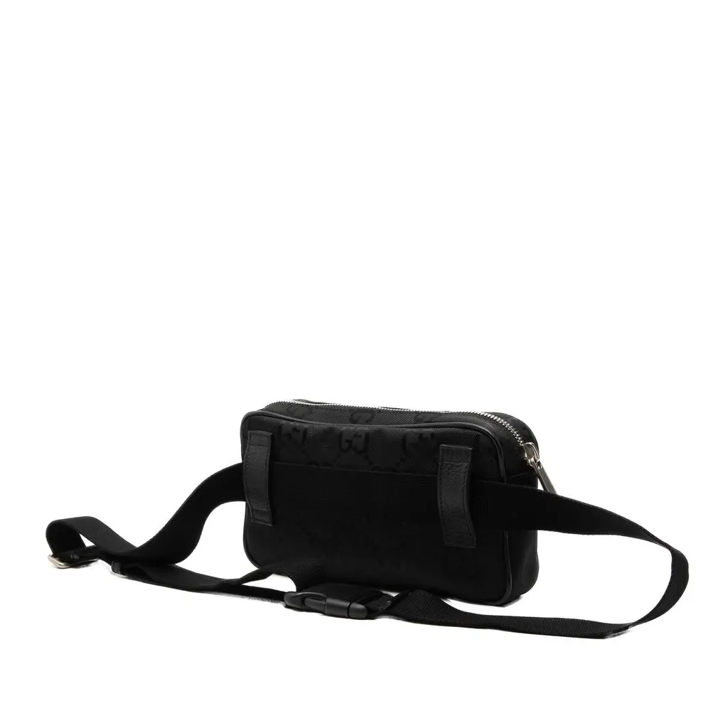 Gucci GG Nylon Off The Grid Belt Bag Black Very good - Back View