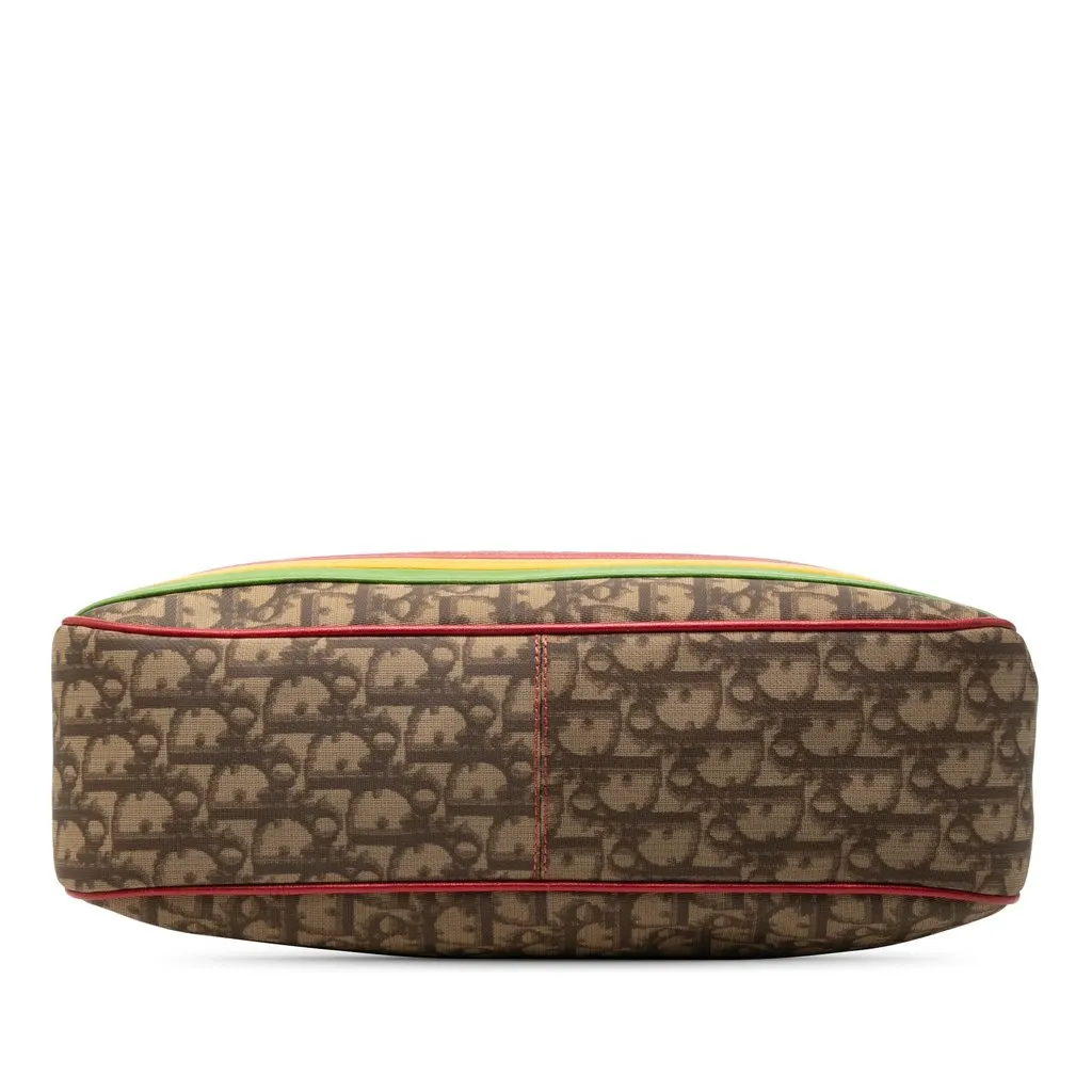 Dior Diorissimo Trotter Coated Canvas Rasta Crossbody Brown Very good - Inside View