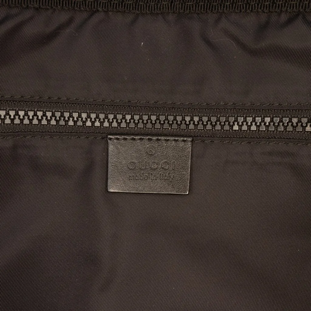 Gucci Nylon Interlocking G Web Crossbody Black Very good - Box View