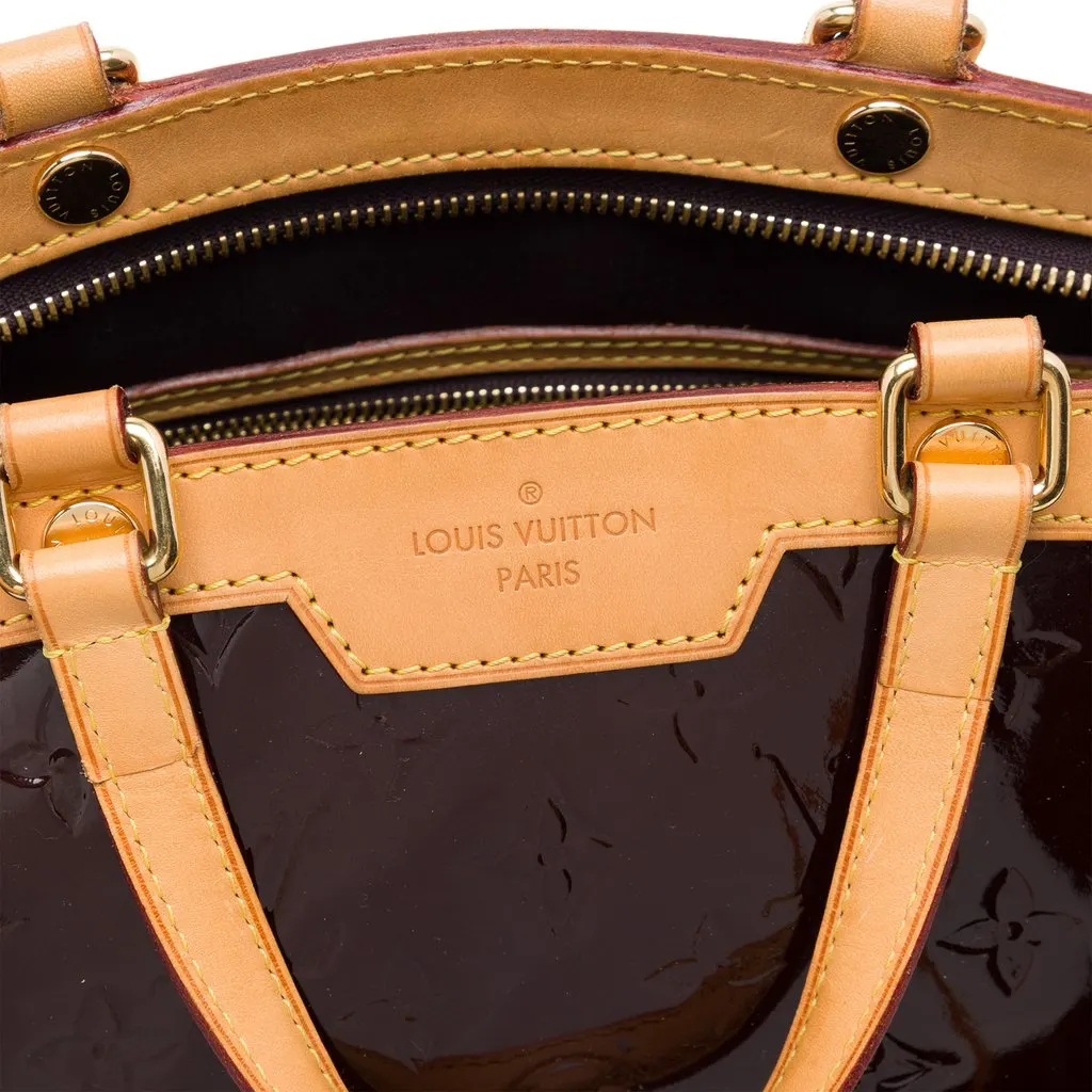 Louis Vuitton Monogram Vernis Brea MM Purple Leather Very good - Box View