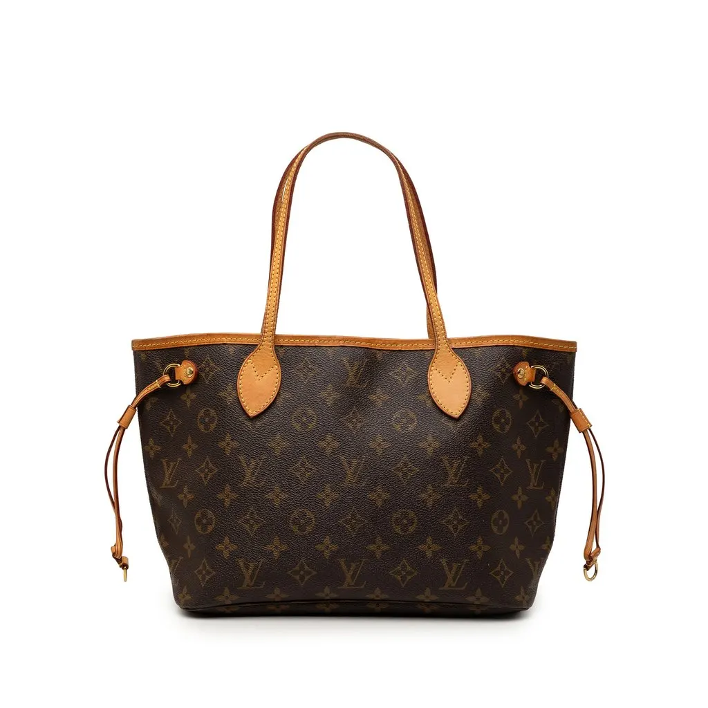 Louis Vuitton Monogram Neverfull PM Brown Very good - Front View