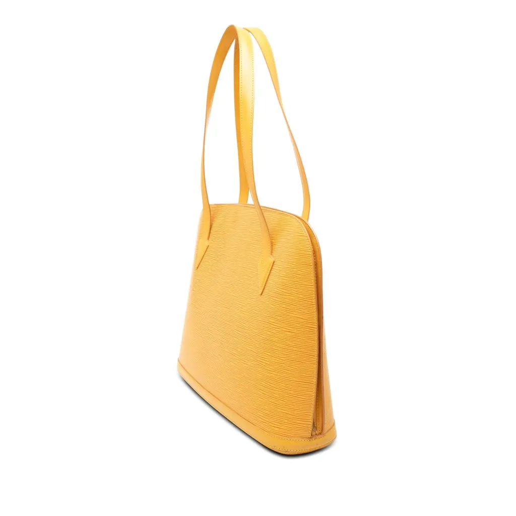 Louis Vuitton Epi Lussac Yellow Leather Very good - Back View