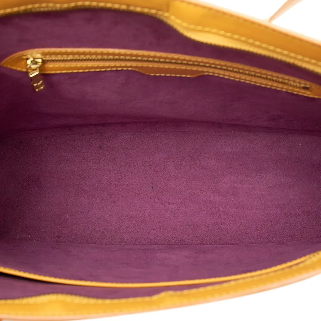 Louis Vuitton Epi Lussac Yellow Leather Very good - Model View