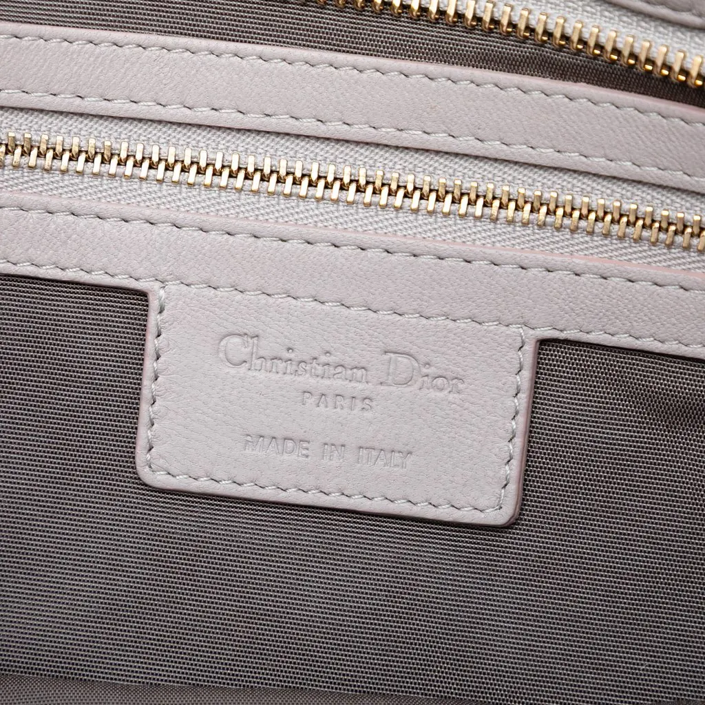 Dior Calfskin Cannage Rose Clutch MultiColor Leather Very good - Box View