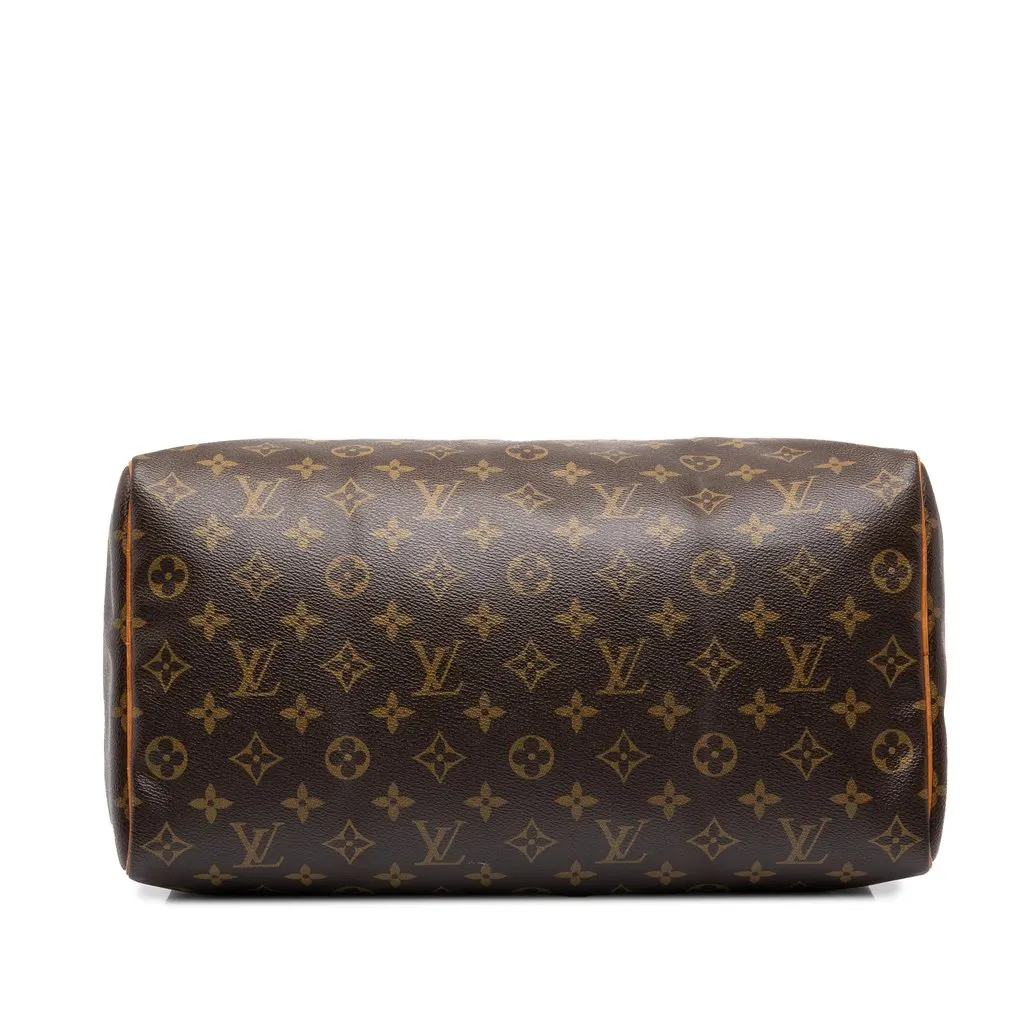 Louis Vuitton Monogram Speedy 35 Brown Canvas Good - Inside View