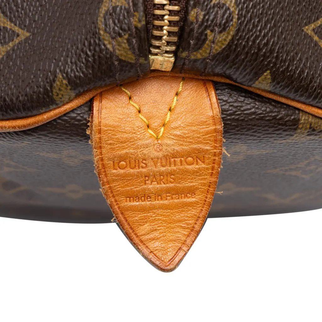 Louis Vuitton Monogram Speedy 35 Brown Canvas Good - Box View