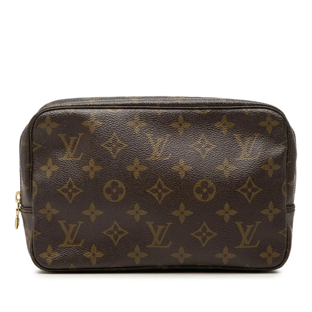 Louis Vuitton Monogram Trousse Toilette 23 Brown Canvas Very good - Front View