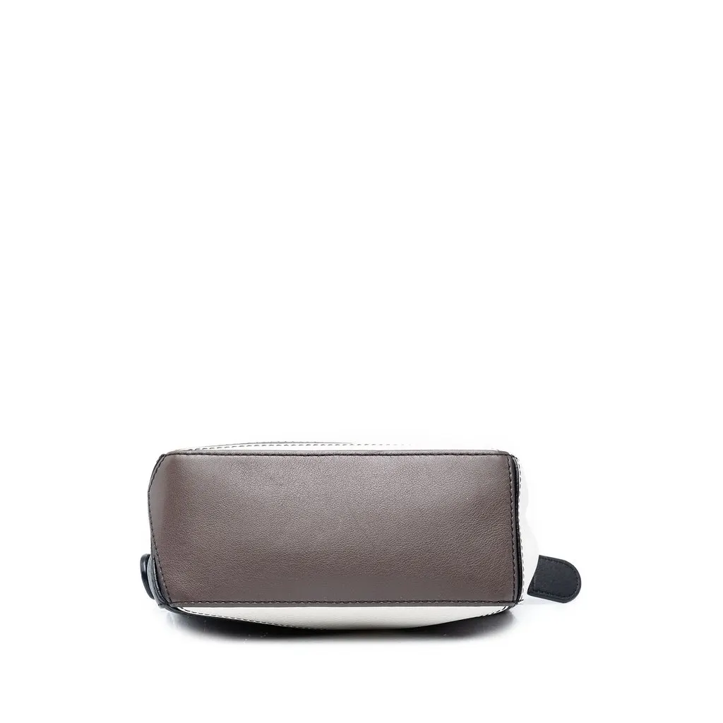 Loewe Mini Tricolor Calfskin Puzzle Satchel Black Leather Very good - Inside View