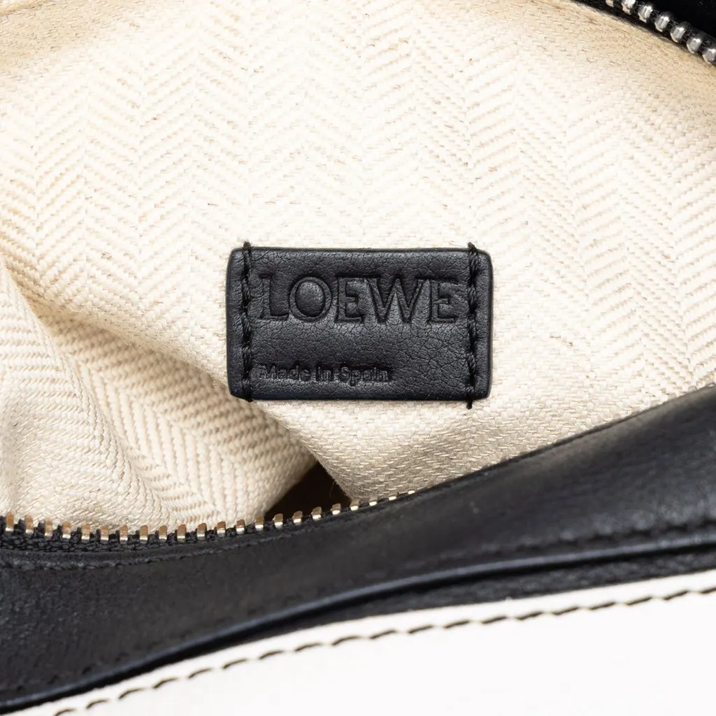 Loewe Mini Tricolor Calfskin Puzzle Satchel Black Leather Very good - Box View